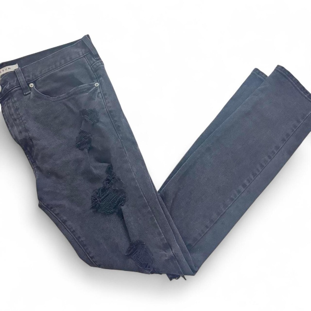 Mens Black Pacsun Skinny 
Fit Denim Ripped Jeans 32x32